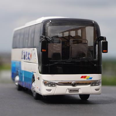 1:42 Yutong ZK6122H9 diecast luxury tourist bus model for gift, collection