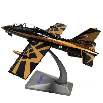 High quality 1:72 Italian MB-339 diecast trainer model simulation alloy foreign aircraft military model