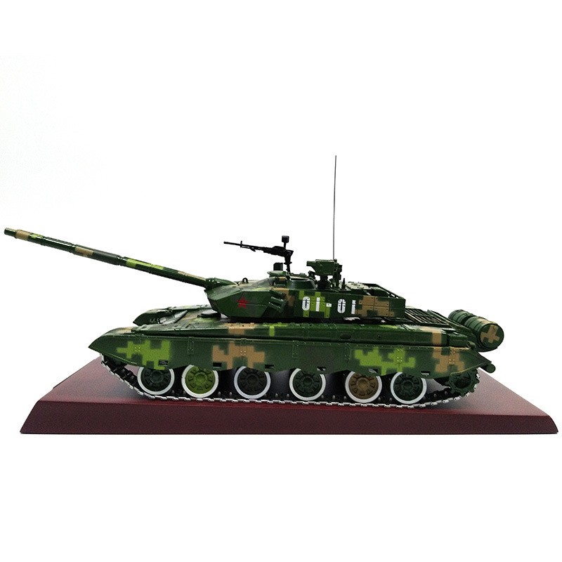 1:26合金99式主战坦克模型合金履带战车军事模型定制