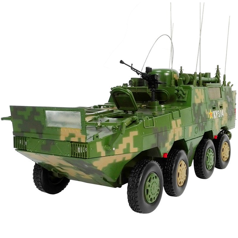 1:22 合金通信指挥车模型合金装甲无线电接入节点车模型