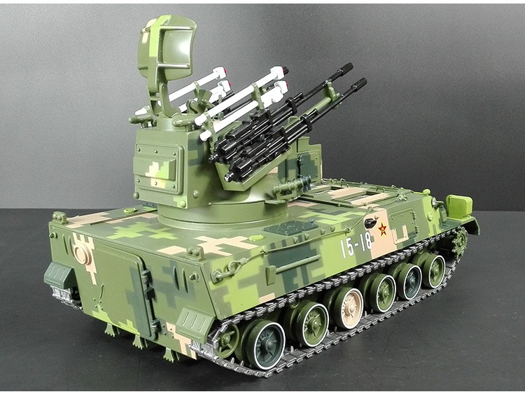 1:24 履带式弹炮车合金模型系统军事模型礼品航母飞机坦克模型定制