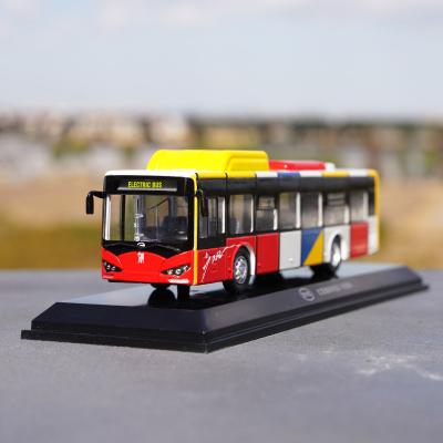 1:64 比亚迪K9公交车 K8纯电动客车巴士模型