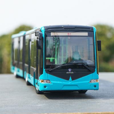 1:42 常州常隆斯堪尼亚 BRT SCANIA 铰接车巴士公交车模型